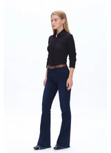 Load image into Gallery viewer, BAYEA’S Dark HR Flare Denim
