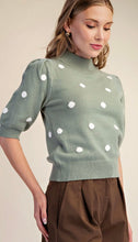 Load image into Gallery viewer, Connect the Dots Sage Sweater

