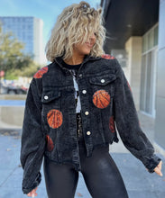 Load image into Gallery viewer, Basketball Sequin Cord Jacket
