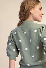Load image into Gallery viewer, Connect the Dots Sage Sweater
