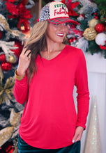 Load image into Gallery viewer, Brittany Basic Long Sleeve Tee
