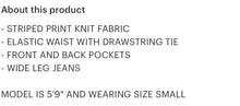 Load image into Gallery viewer, The Washed Denim Pant
