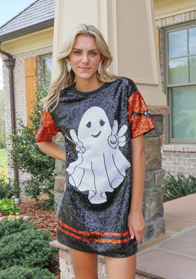 The Little Ghostie Sequin Dress