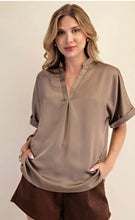 Load image into Gallery viewer, The Satin Vee Top

