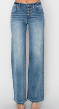 Load image into Gallery viewer, RISEN MR Wide Leg Button Down Denim
