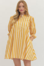 Load image into Gallery viewer, The Golden Stripe Dress
