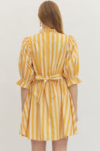 Load image into Gallery viewer, The Golden Stripe Dress
