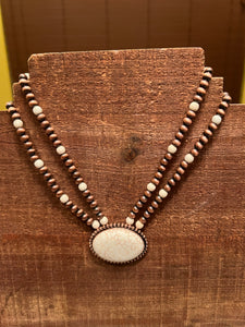 The Oval Western Necklace