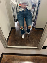 Load image into Gallery viewer, The LilyMae Distressed Kick Flare
