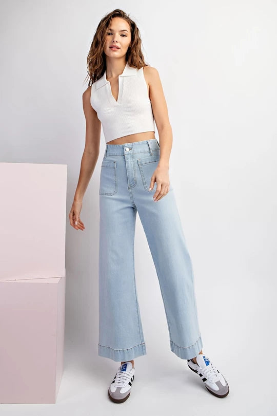 The Mineral Wash Trouser Capri