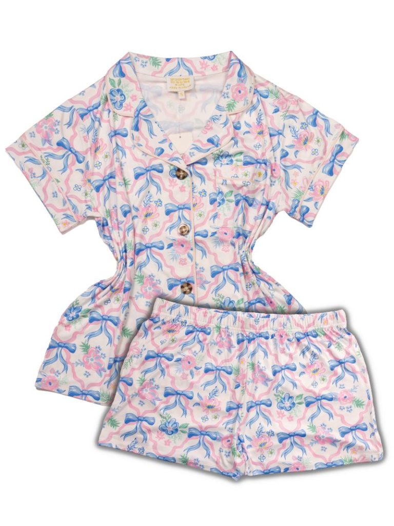 Ribbons & Bow Lounge Short Set