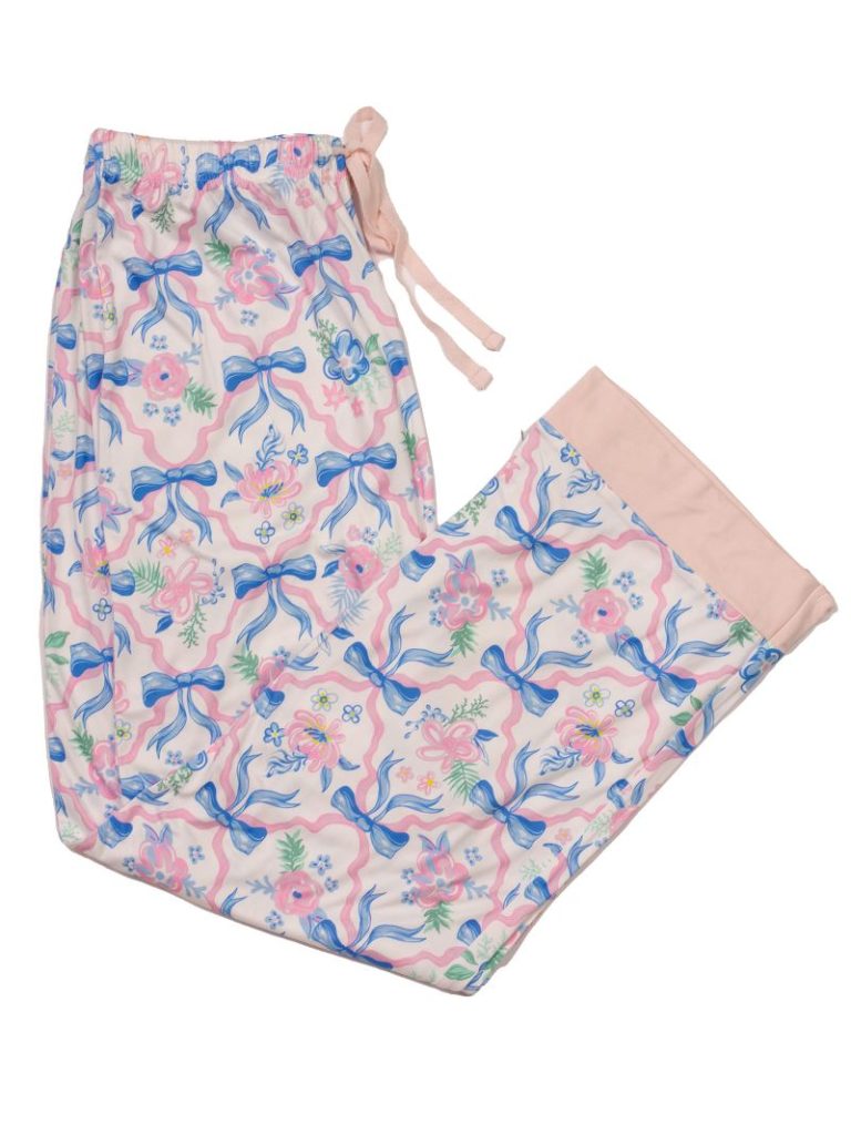Ribbons & Bow PJ Pants