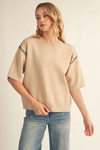 Load image into Gallery viewer, The Oat Stitch Sweater
