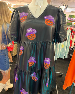 The Pumpkin Sequin Dress