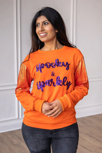 Spooky & Sparkly Pullover