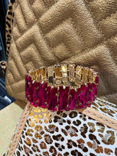 Load image into Gallery viewer, Pink Panache Stone bracelet
