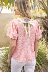 The Embroidered Leaf Top