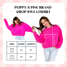 Load image into Gallery viewer, Oopsie Daisies Crop Sweatshirt
