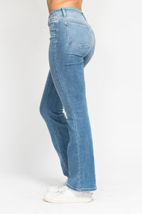 JUDY BLUE CORE HW Contrast BootCut