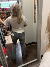 Load image into Gallery viewer, BAYEA&#39;S Vintage Grey Flare Denim
