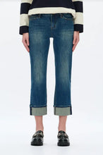 Load image into Gallery viewer, BAYEA'S Retro Cuff Denim
