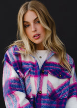 Load image into Gallery viewer, The Snowy Plaid Shacket

