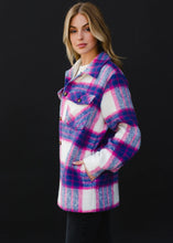 Load image into Gallery viewer, The Snowy Plaid Shacket
