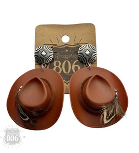 Cowboy Hat Earrings