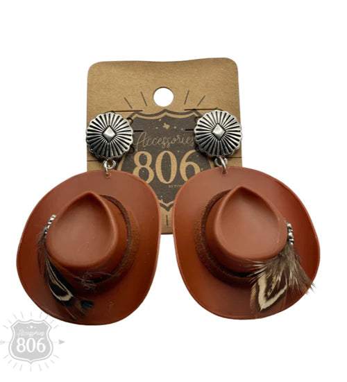 Cowboy Hat Earrings