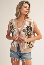Load image into Gallery viewer, The Sequin Tiger Vest
