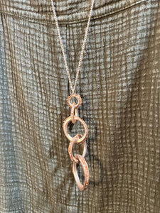 4 Circle long Necklace