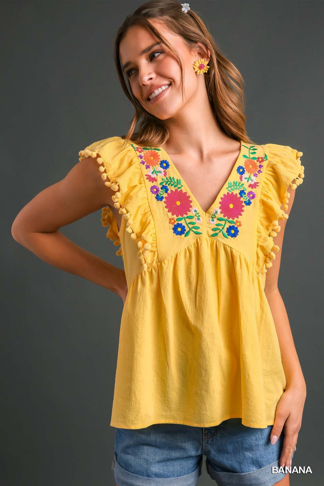 The Embroidery Flirt Tank