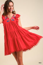 Load image into Gallery viewer, The Fiesta Embroidery Dress
