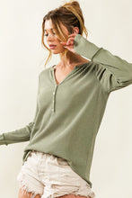 Load image into Gallery viewer, The Mire Rib Henley
