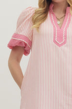 Load image into Gallery viewer, The Pink Lineup Dress
