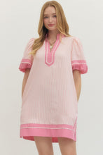Load image into Gallery viewer, The Pink Lineup Dress
