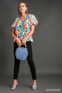 The Fiesta Floral Top