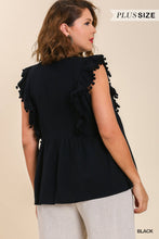 Load image into Gallery viewer, Plus Embroidery Flirt Tank
