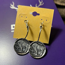 Load image into Gallery viewer, Hoop Coin Earrings
