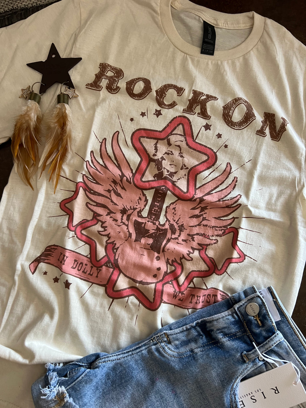 Rock On Dolly Tee