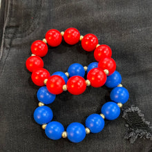 Load image into Gallery viewer, Gameday Wood Bead Bracelet
