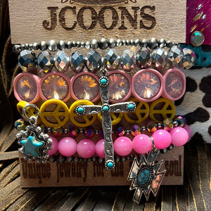 J Coon Stack Bracelets
