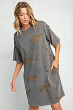 Load image into Gallery viewer, The Cheetah Tee Dress
