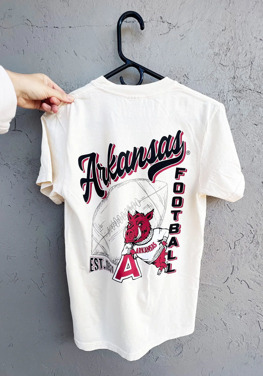 Vertical Football Hog Tee