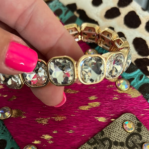 Pink Panache Stone bracelet