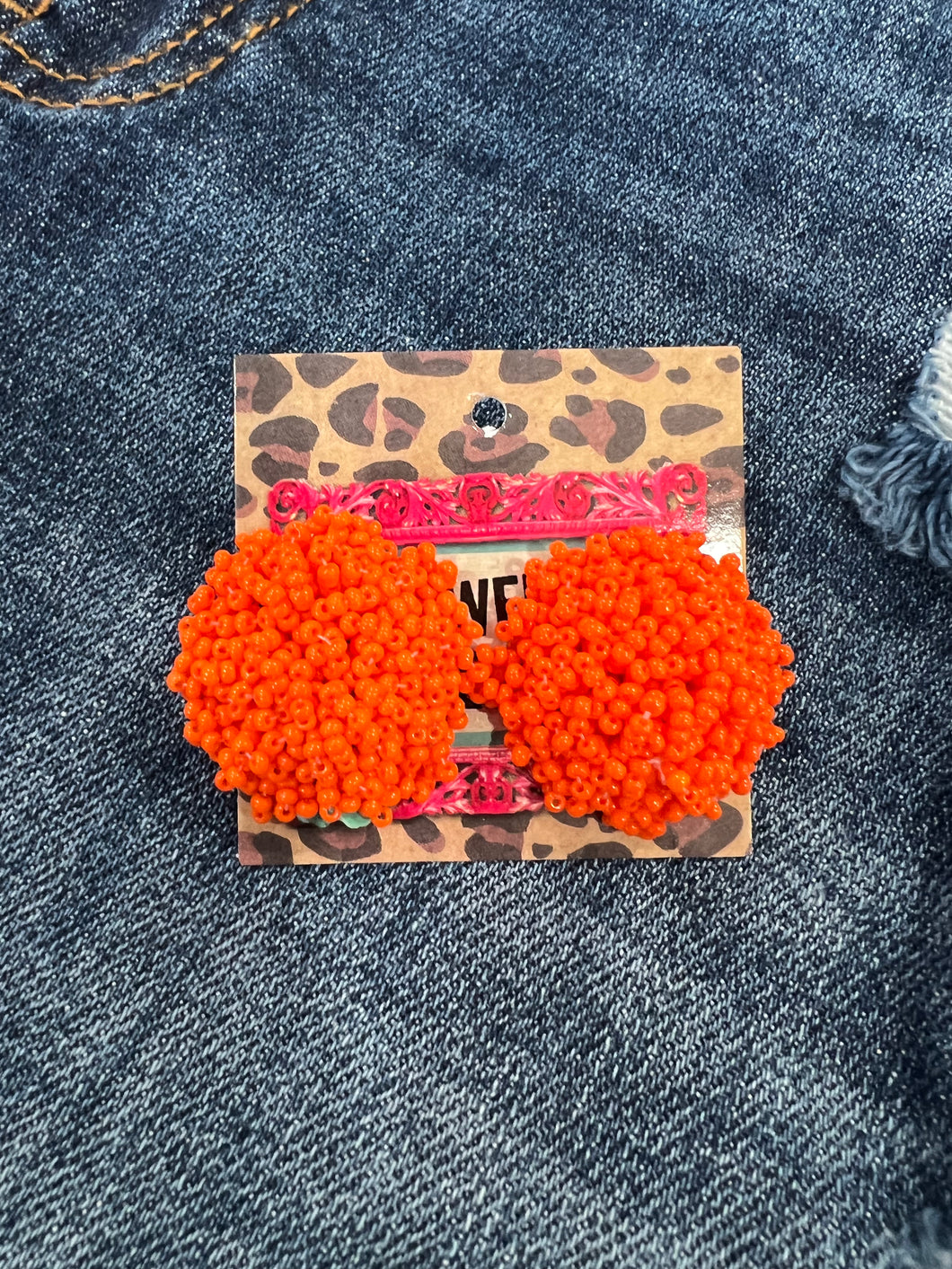 The Seed Bead Post Earring