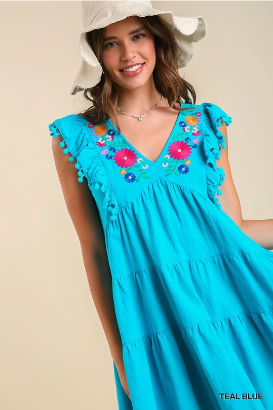 The Fiesta Embroidery Dress