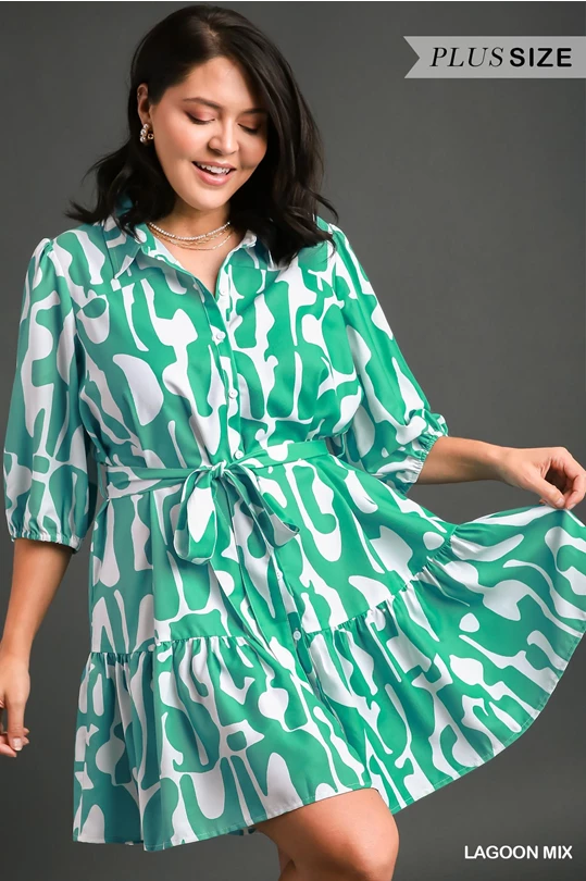 Plus Lagoon Dress