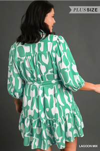 Plus Lagoon Dress