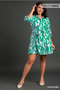 Plus Lagoon Dress